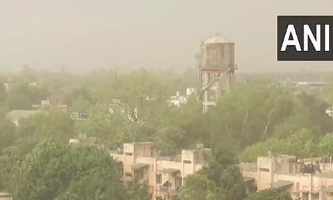 Visuals from the RK Puram area on Tuesday (ANI)