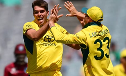 Australian Players celebrated the victory (IANS) 