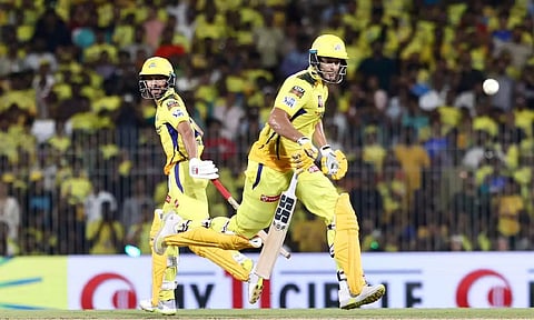  Ruturaj Gaikwad and Shivam Dube during the match (Photo: Manivasagan N)
