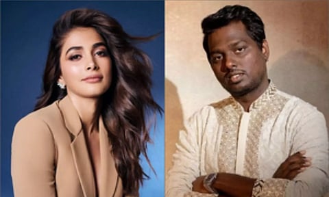 Pooja Hegde, Director Atlee (IANS)