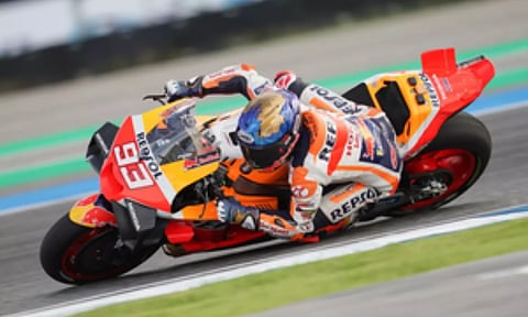 During the race session (IANS)