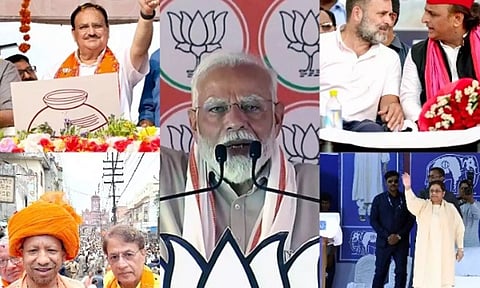 Lok Sabha poll campaign ends in 8 UP constituencies (ANI)