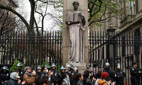 Protests at Columbia 