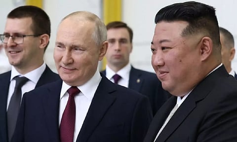 North Korean leader Kim Jong-un and Russian President Vladimir Putin (IANS)