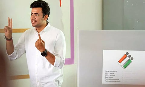 BJP leader Tejasvi Surya (ANI)