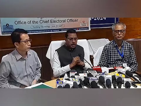 Chief Electoral Officer Puneet Agarwal. (Photo/ANI)