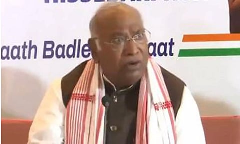  Congress National President Mallikarjun Kharge(ANI)