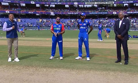 Visuals from the toss (Screengrab)