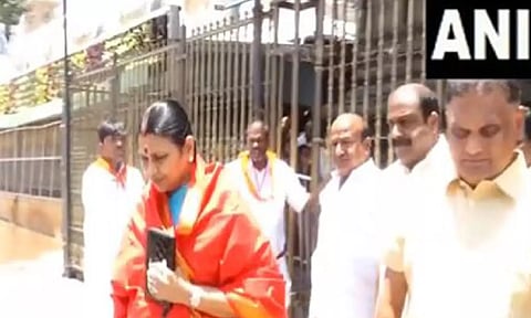 Durga Stalin at Tirumala Temple (ANI)
