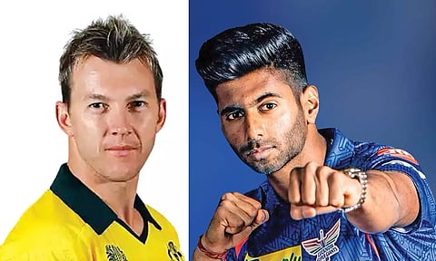 Brett Lee, Mayank Yadav
