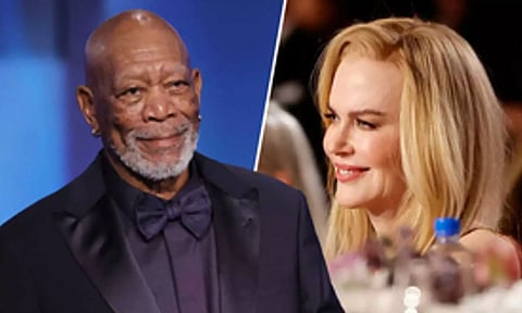 Morgan Freeman (L) and Nicole Kidman (R) (Photo: IANS)
