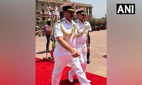 Chief of Naval Staff Admiral Dinesh K Tripathi (ANI)