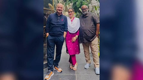 Anupam Kher, M. M. Keeravani (Photo/IANS)