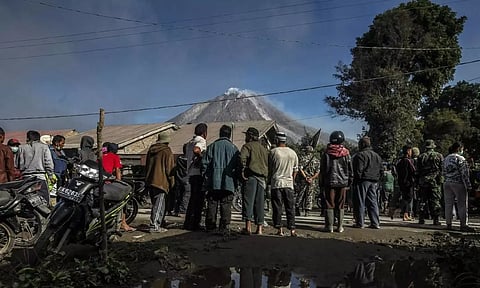 Volcanic eruptions in Indonesia(IANS)