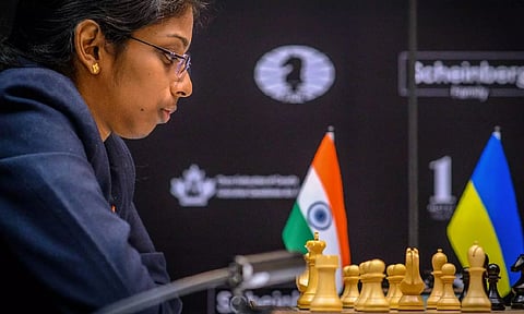 Indian chess player R Vaishali (PTI)