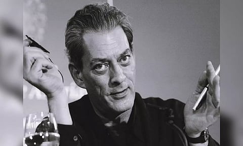 Late American novelist Paul Auster (X)