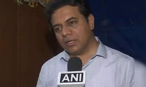 BRS leader K.T. Rama Rao (ANI)
