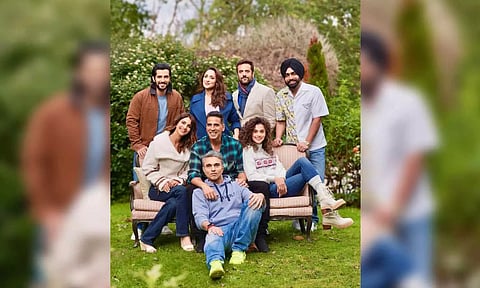 Cast of the movie Khel Khel Mein (Photo:Instagram/@jaiswalpragya)