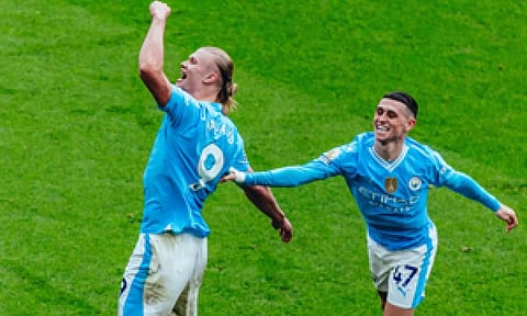 Haaland scores four as Man City close gap with leaders Arsenal (IANS)