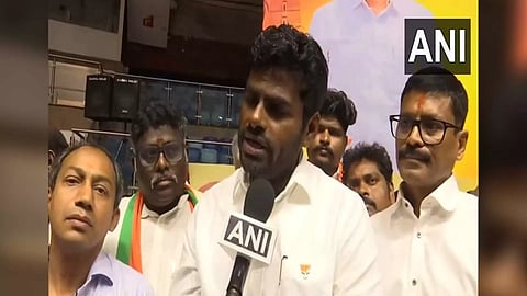 Tamil Nadu BJP chief K Annamalai. (Photo/ANI)