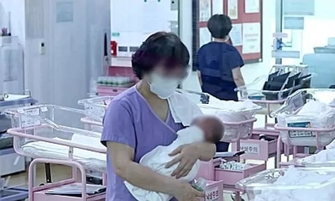 South Korea's critically low births, data showed on Monday(IANS)