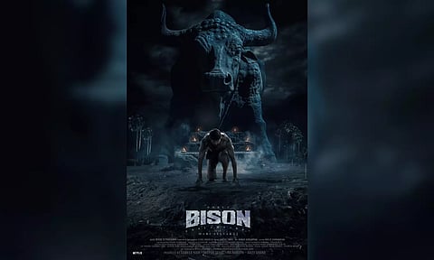 Dhruv Vikram-Mari Selvaraj film titled Bison Kaalamaadan poster