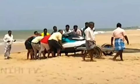 Visual from the spot