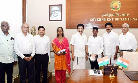 Tamil Nadu CM Stalin appreciates Chinnadurai, Nivetha (X/ @mkstalin)