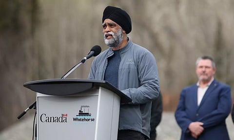 Canada's former Defense Minister, Harjit Singh Sajjan( X\@HarjitSajjan)