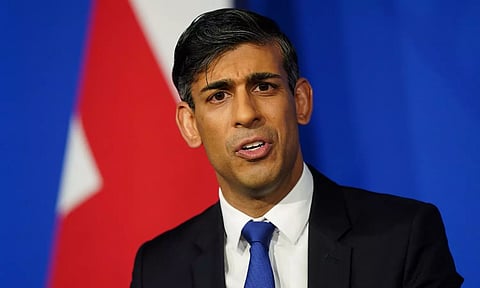 Former British prime minister Rishi Sunak 