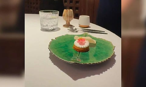 Onam sadhya at MICHELIN star Dubai restaurant (Screengrab from Instagram) 
