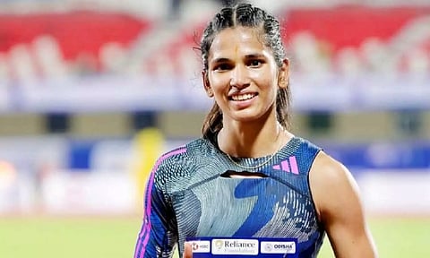 Indian athlete Jyothi Yarraji (Credit: Jyothi's instagram handle) 