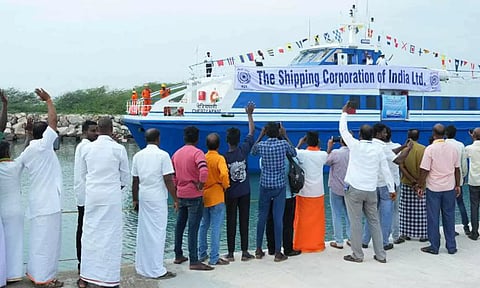 Relaunch of ferry service between Nagapattinam and Sri Lanka's Kankesanthurai port pushed to May 17; here is where you can book tickets