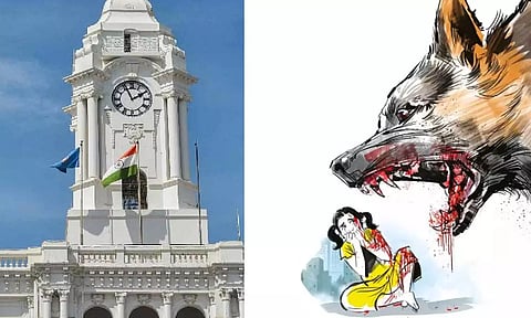 GCC; Dog attack illustration (Illustration:Saai)