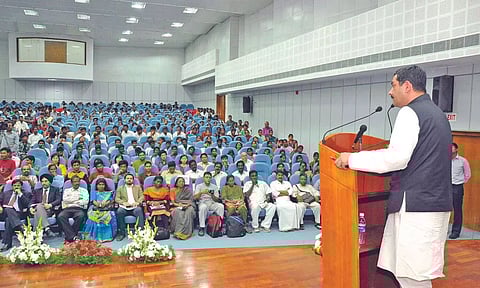 Minister Jitendra Singh at the launch of the Rajiv Gandhi National Institute of Youth Development (file)