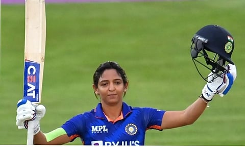 Indian skipper Harmanpreet Kaur gained 13th position in the latest ICC Women's T20I Player Rankings released on Tuesday (IANS)