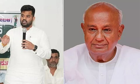 Prajwal Revanna is the grandson of former Prime Minister H D Deve Gowda (Image: PTI)