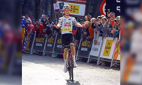 Tajed Pogacar from UAE Team Emirates (WAM)