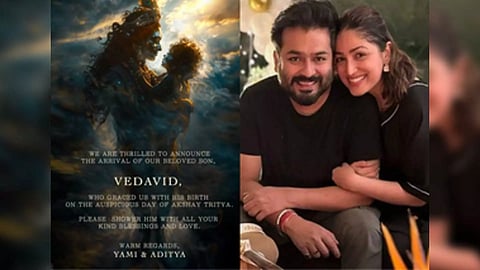 Actress Yami Gautam Dhar and her husband-director Aditya Dhar (Photo/IANS)