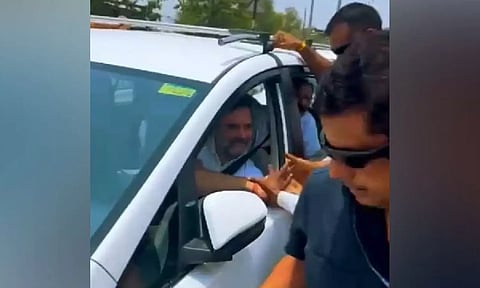 Congress Leader Rahul Gandhi visits Rae Bareli (ANI)