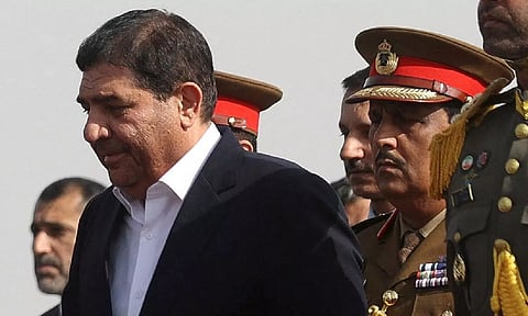 Iran’s first Vice President Mohammad Mokhber (Reuters)