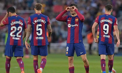 Barcelona roars back to win 3-2 at Levante (AFP)