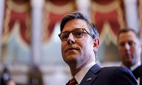 File Picture of US House Speaker Mike Johnson (ANI)