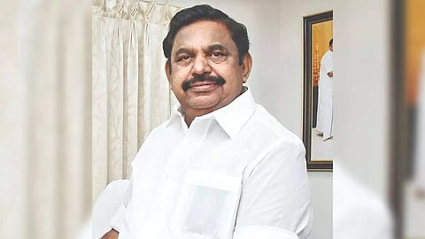 Leader of Opposition and former chief minister Edappadi K Palaniswami