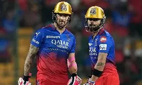 Faf du Plessis and Virat Kohli