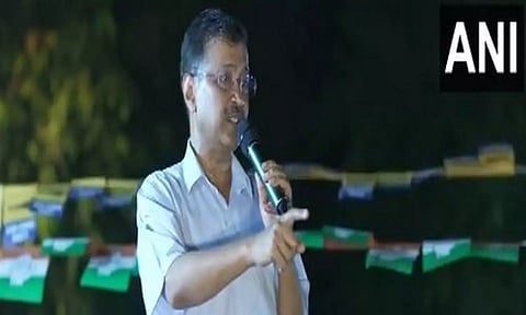 Kejriwal holds a campaign event in Delhi (ANI)