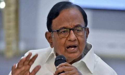 Former Union Finance Minister P Chidambaram (ANI)