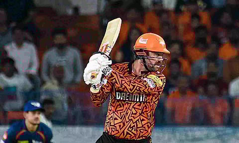 Travis Head during the match against LSG (Photo: PTI)