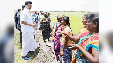 MK Stalin interacts with 