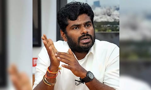  State BJP president K Annamalai (PTI)